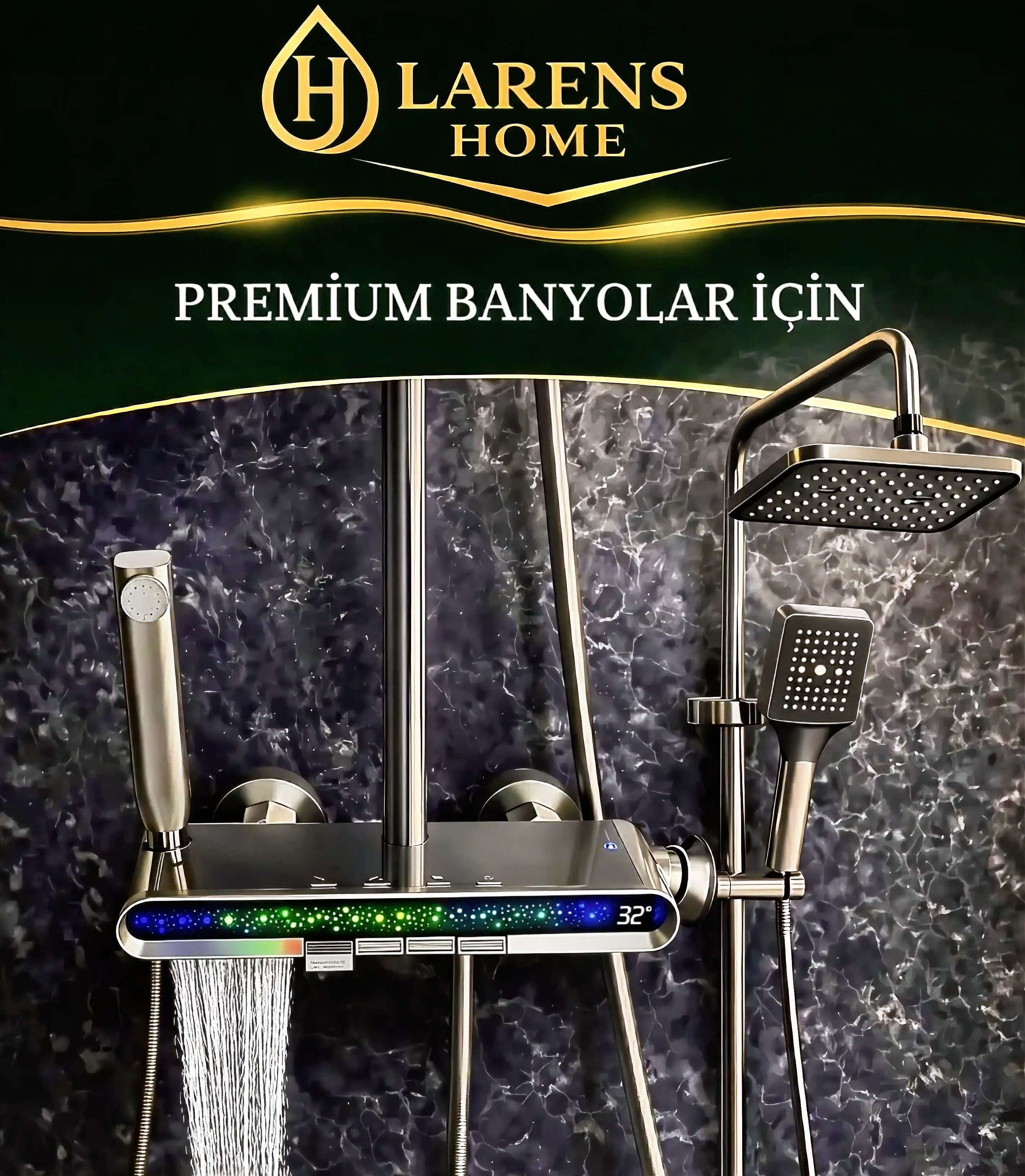 LARENS AQUO LÜKS AKILLI DİJİTAL DUŞ SETİ